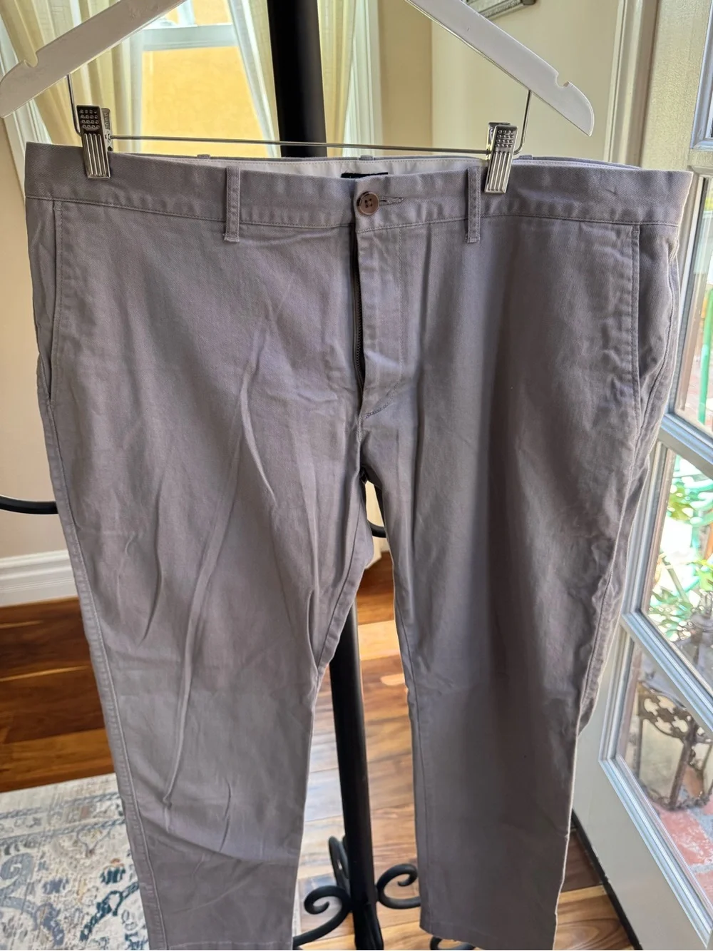 J Crew Men's Gray Casual Chino Pants Flex Size 38/32